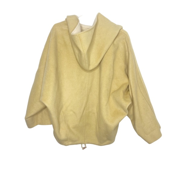 ASM ANNA Wool Coat mustard hooded Excellent condition - Picture 5 of 5